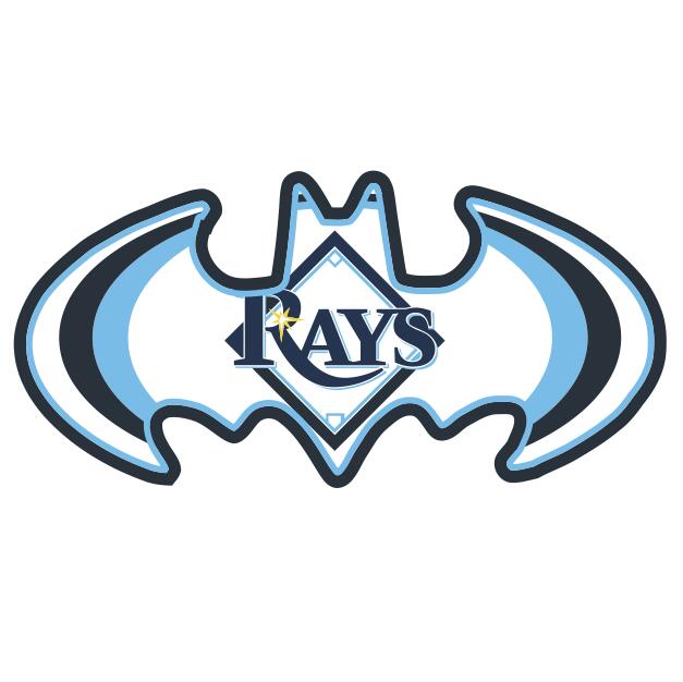 Tampa Bay Rays Batman Logo fabric transfer